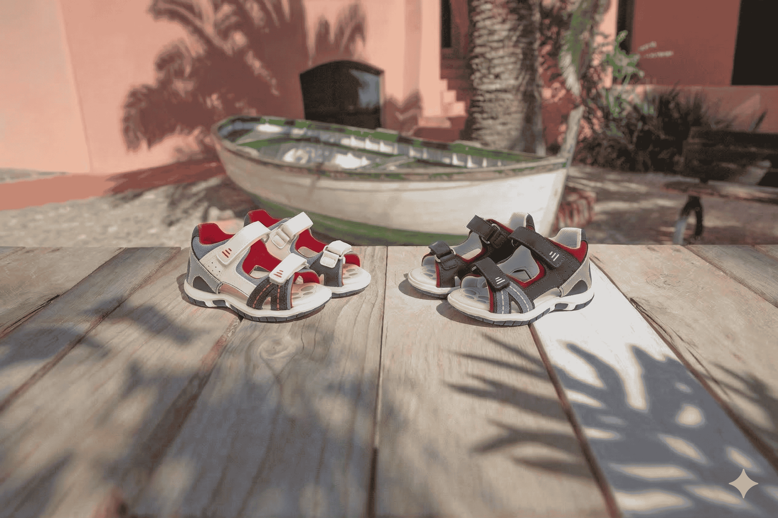 Sandal tập đi trẻ em Chicco Felce trắng