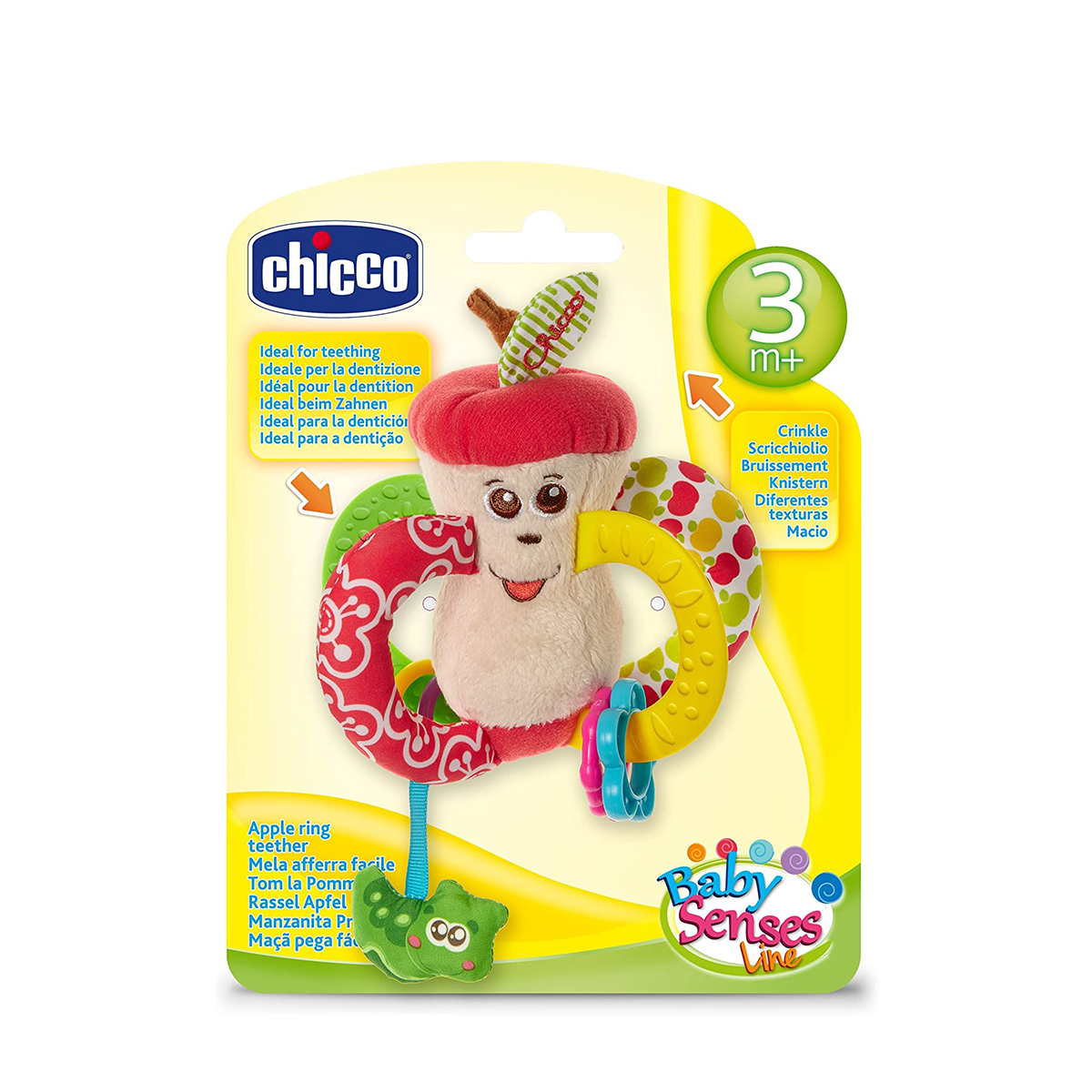 Xúc xắc bông Chicco Táo đỏ vui nhộn