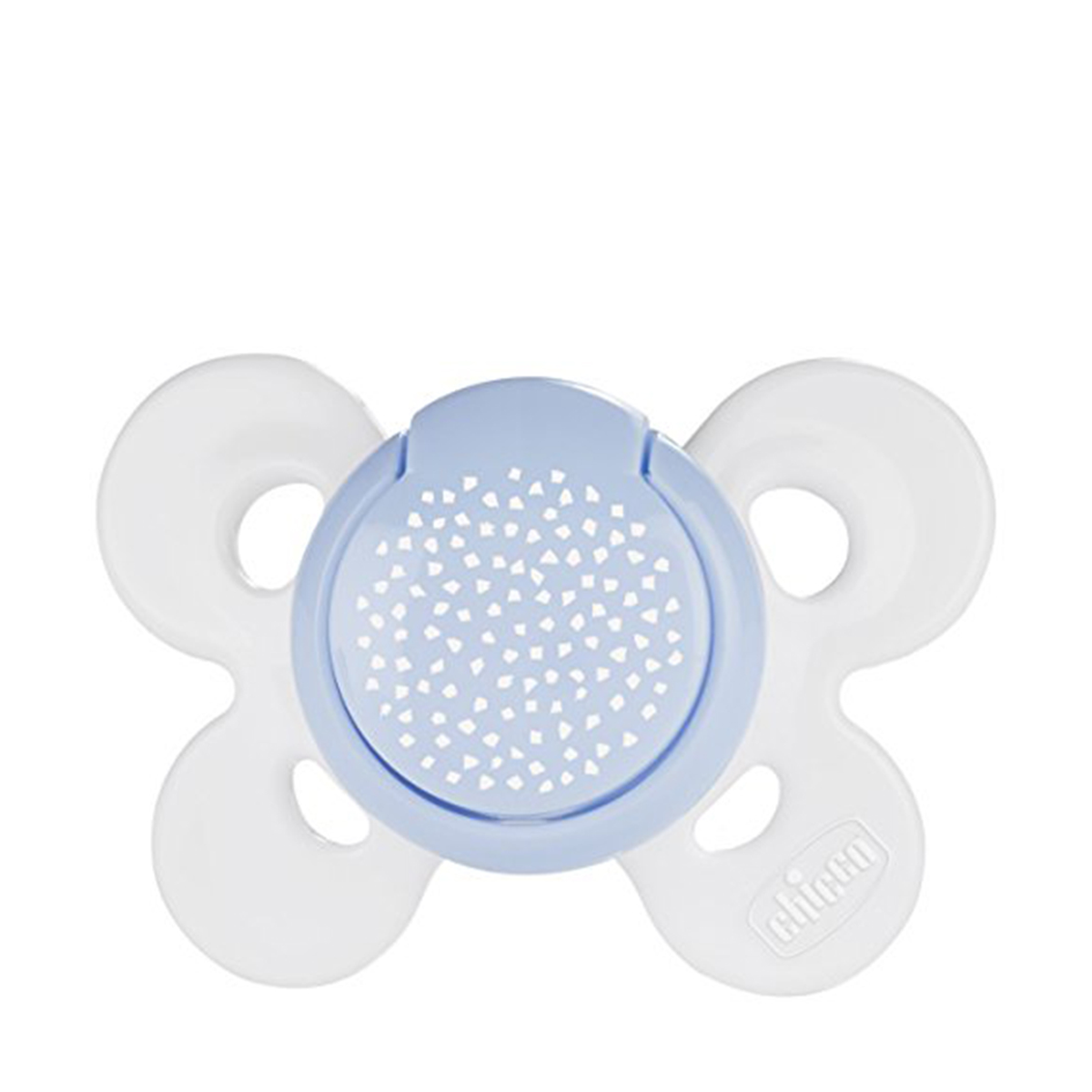 Ty ngậm silicone Chicco Physio Comfort màu xanh 0-6M