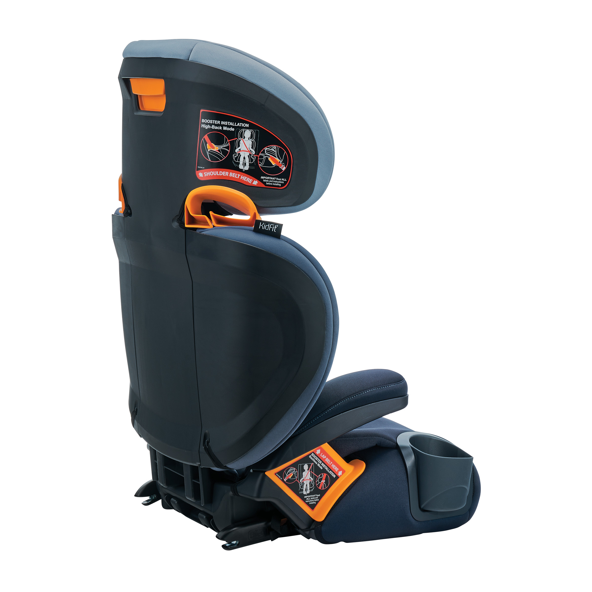 Ghế ô tô Chicco KidFit Plus 2 trong 1 ISOFIX ClearTex  - Màu xanh biển