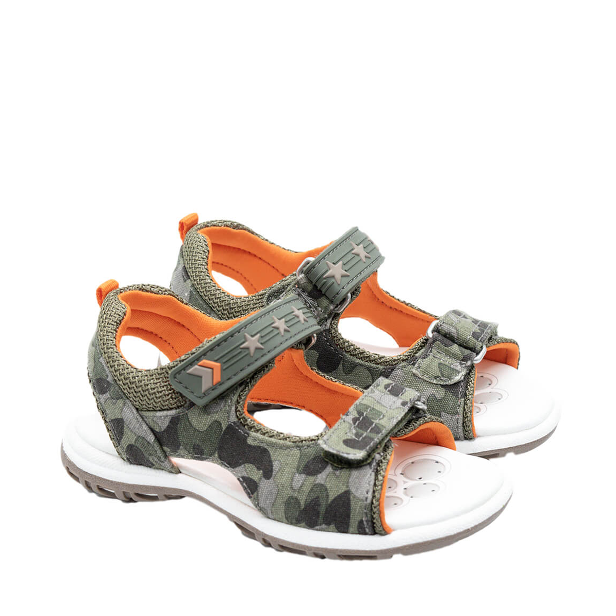 Sandal mát-xa chân bé Sao xinh Chicco - Xanh Army