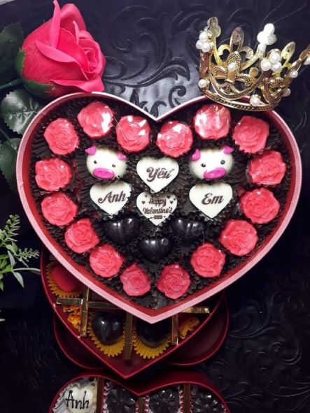 Hộp Socola Valentine Tp Bắc Ninh - Quà Tặng 14/2. Giao Miển Phí tận Nơi