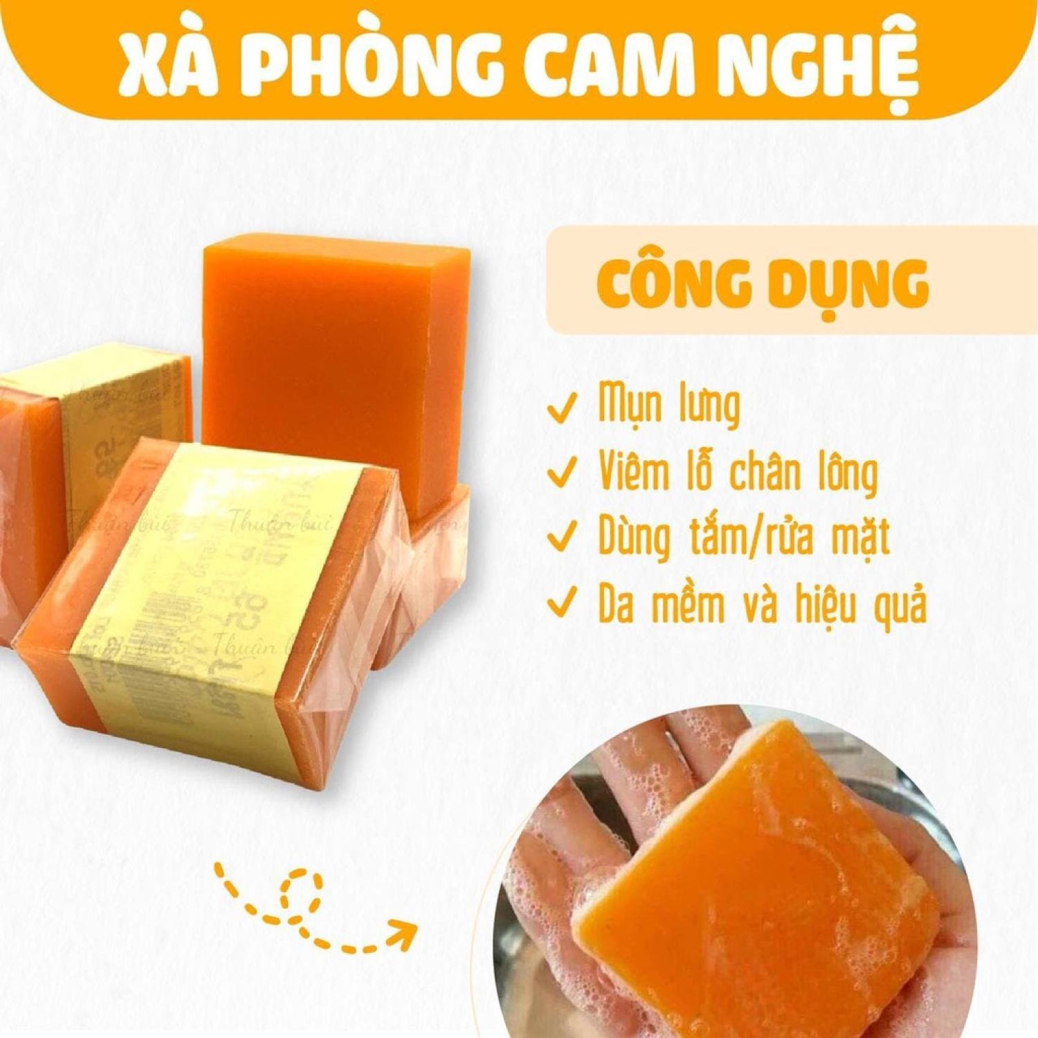 Xà Phòng Cam Nghệ Thái Lan