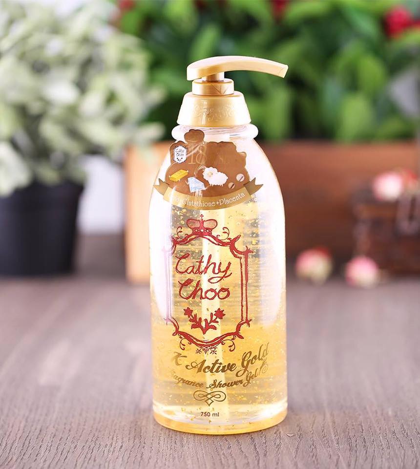 Sữa tắm dưỡng da tinh chất vàng Cathy Choo 24k Active Gold 750ml