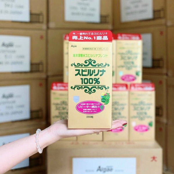 Tảo Xoắn Spirulina Nhật Bản 2200 Viên