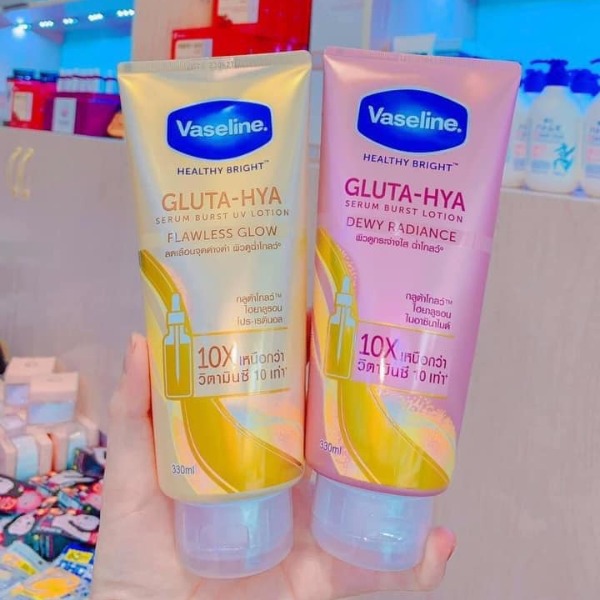 Lotion Dưỡng Thể Đêm Vaseline Gluta HYA Serum 10X