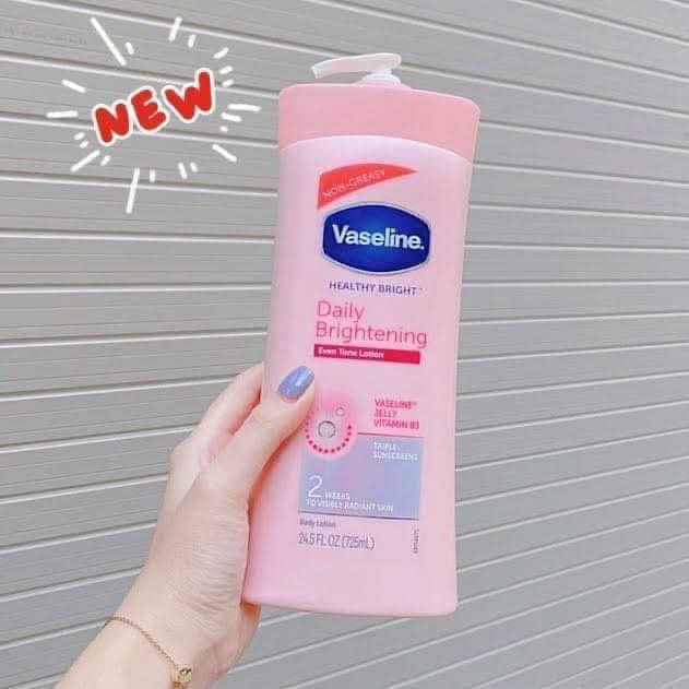 Sữa Dưỡng Thể Vaseline Healthy Bright Daily Brightening Even Tone Lotion 725ml