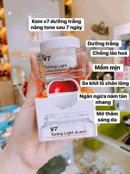 Kem Dưỡng Da V7 Toning Light Dr Jart 15gr