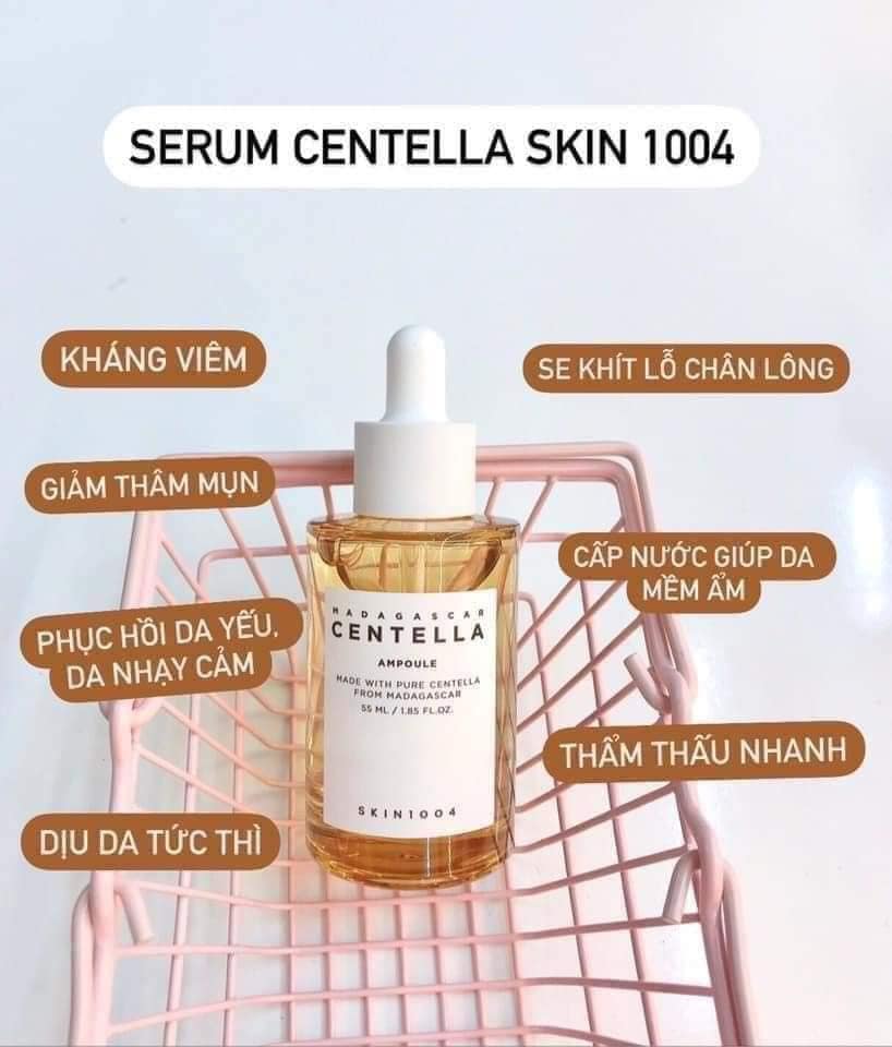 Serum Rau Má Skin1004 Madagascar Centella Ampoule 55ml