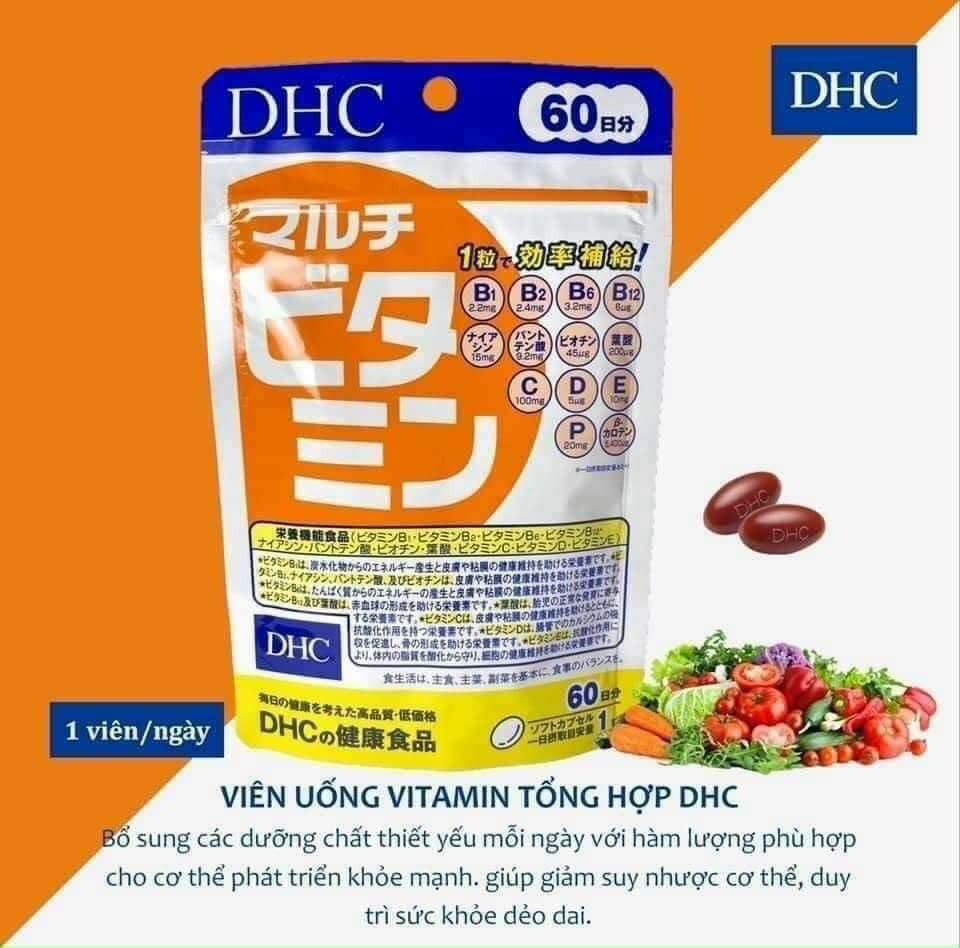 Viên uống bổ sung vitamin tổng hợp DHC 60 viên của Nhật