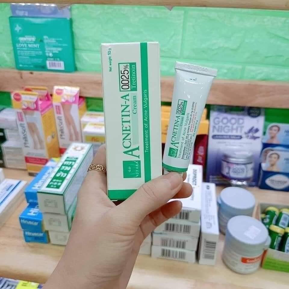 Kem Trị Mụn Acnetin-A 0.025% 10Gr