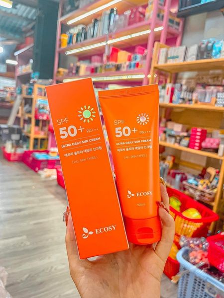 Kem chống nắng dưỡng da Ecosy Ultra Daily Sun Cream SPF50 100ml