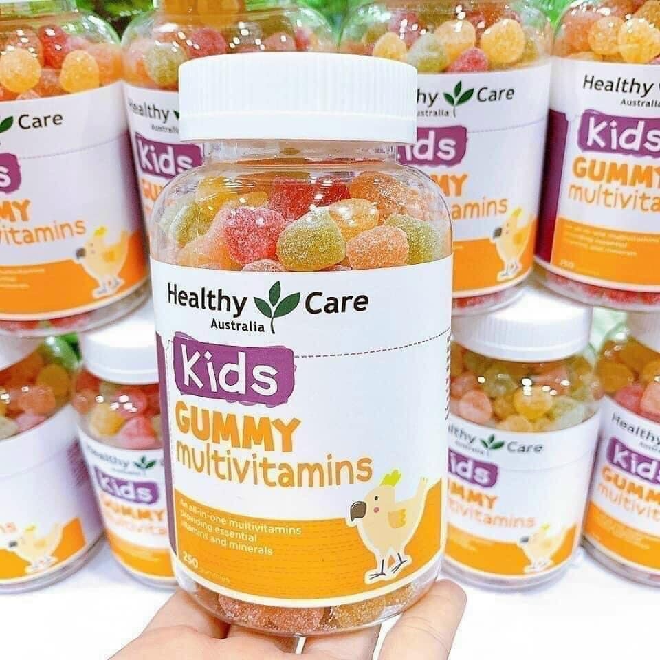 Kẹo dẻo vitamin cho bé Healthy Care Kids Gummy Multivitamins 250v
