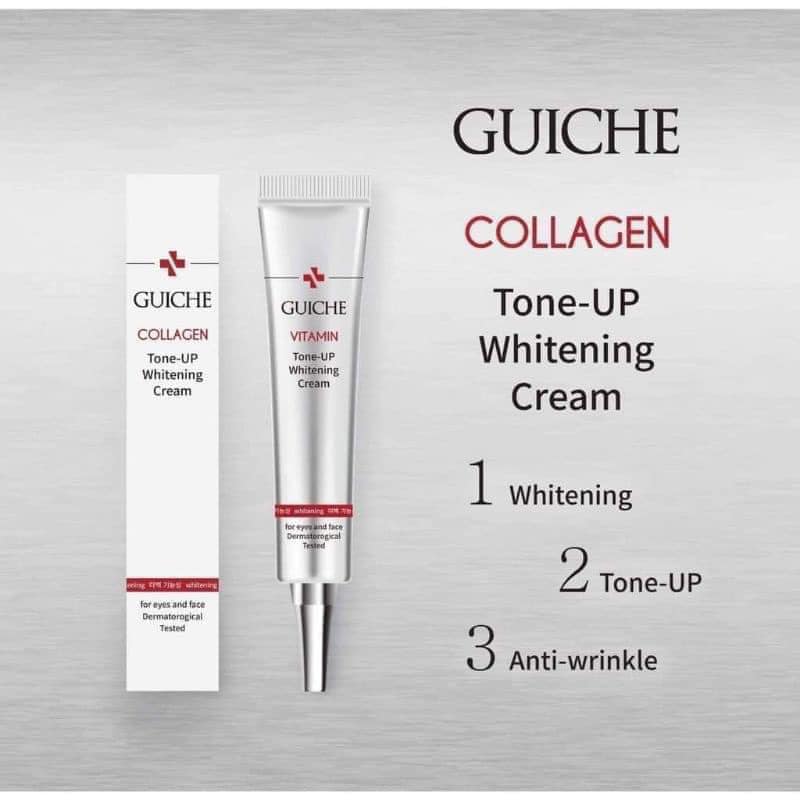 Kem dưỡng trắng nâng tone Guiche Collagen Tone-Up Whitening Cream 35ml