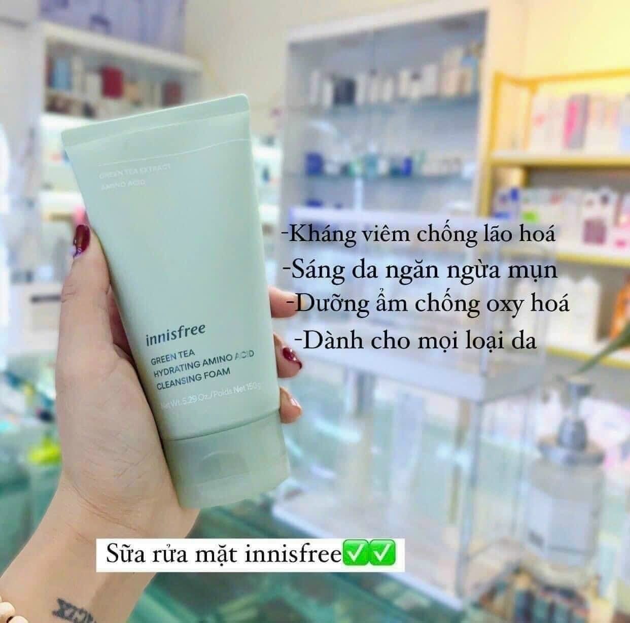 Sữa Rửa Mặt Trà Xanh Innisfree