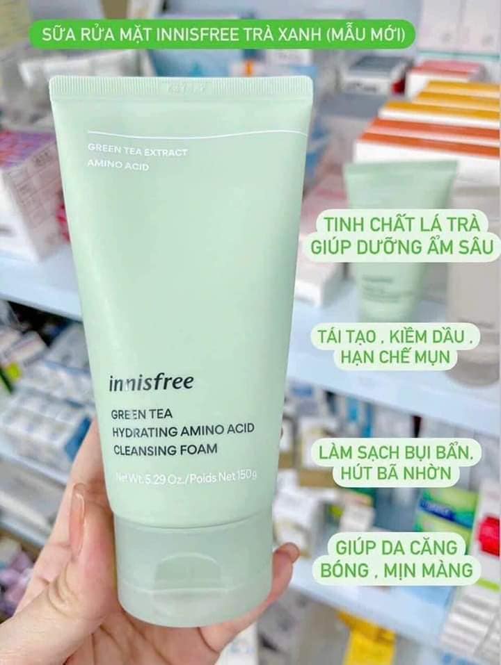 Sữa Rửa Mặt Trà Xanh Innisfree