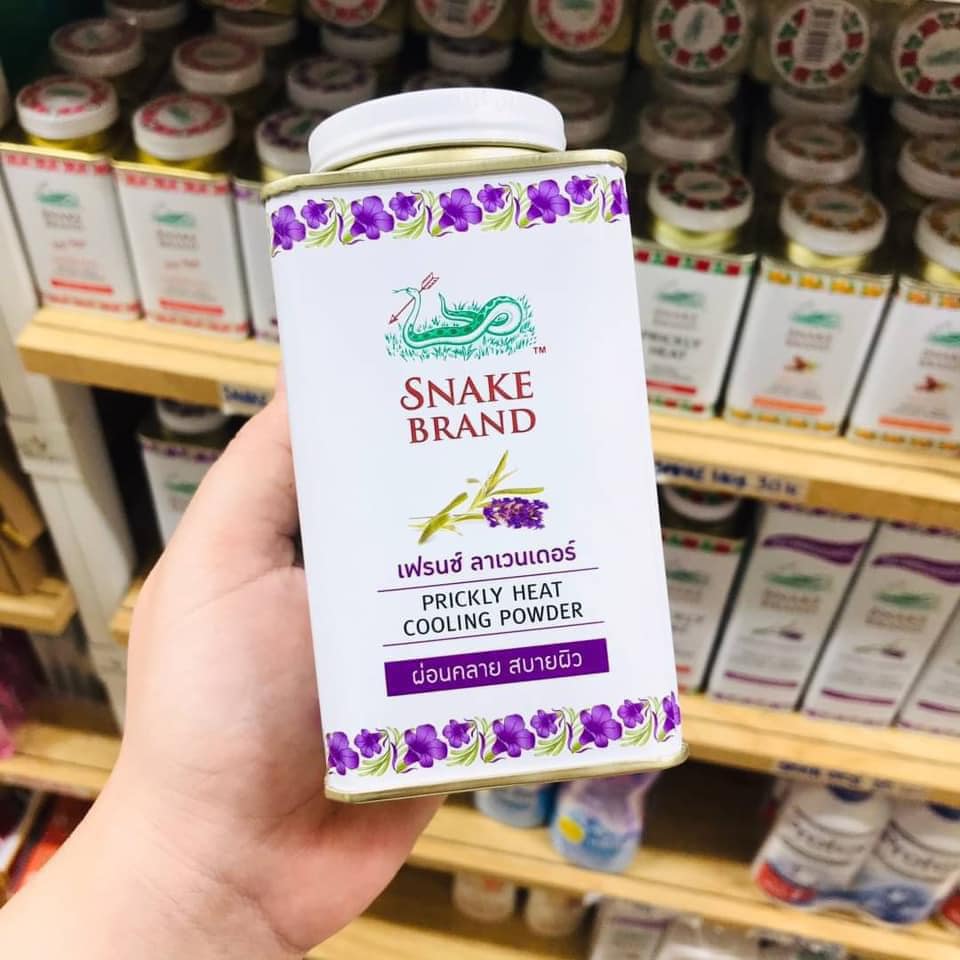 Phấn Lạnh Phủ Ngoài Da SNAKE BRAND PRICKLY HEAT 140gr