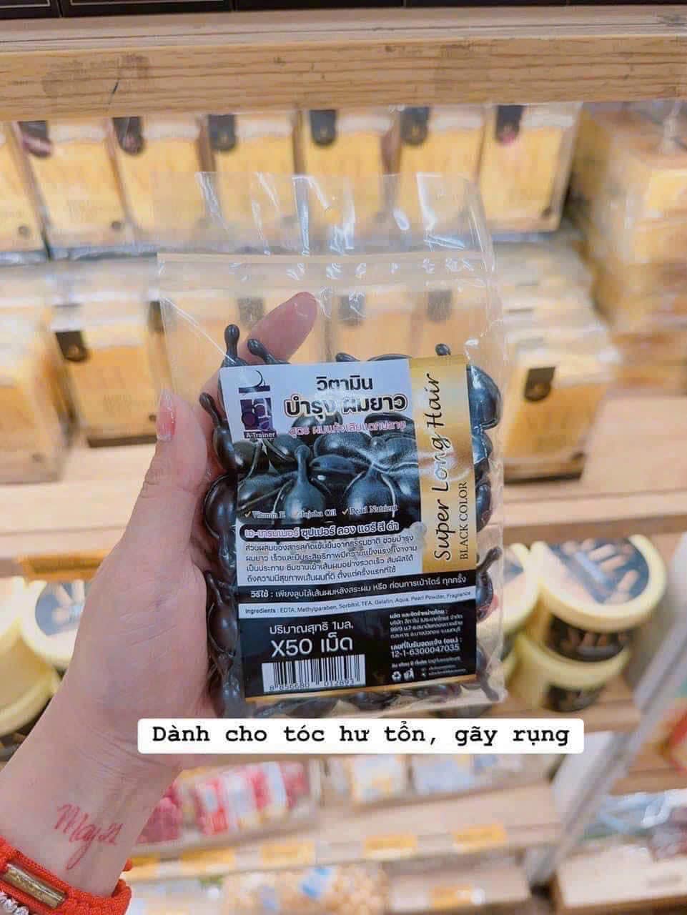 [ Combo 50 viên] Serum dưỡng tóc thái lan Supper Long hair - mượt tóc - phục hồi tóc