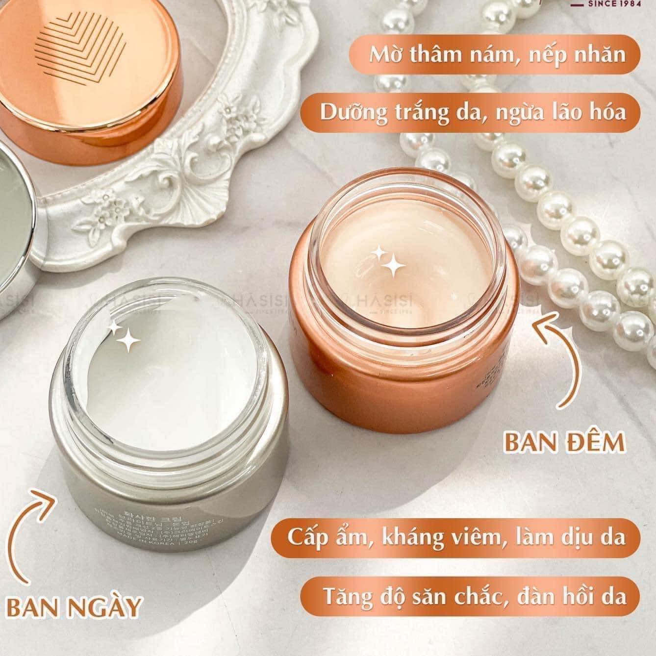 Set Kem dưỡng da cá hồi Salmon Oil Cream Cre8skin mini