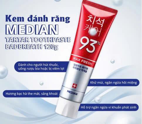 Kem Đánh Răng Median Dental IQ 93%