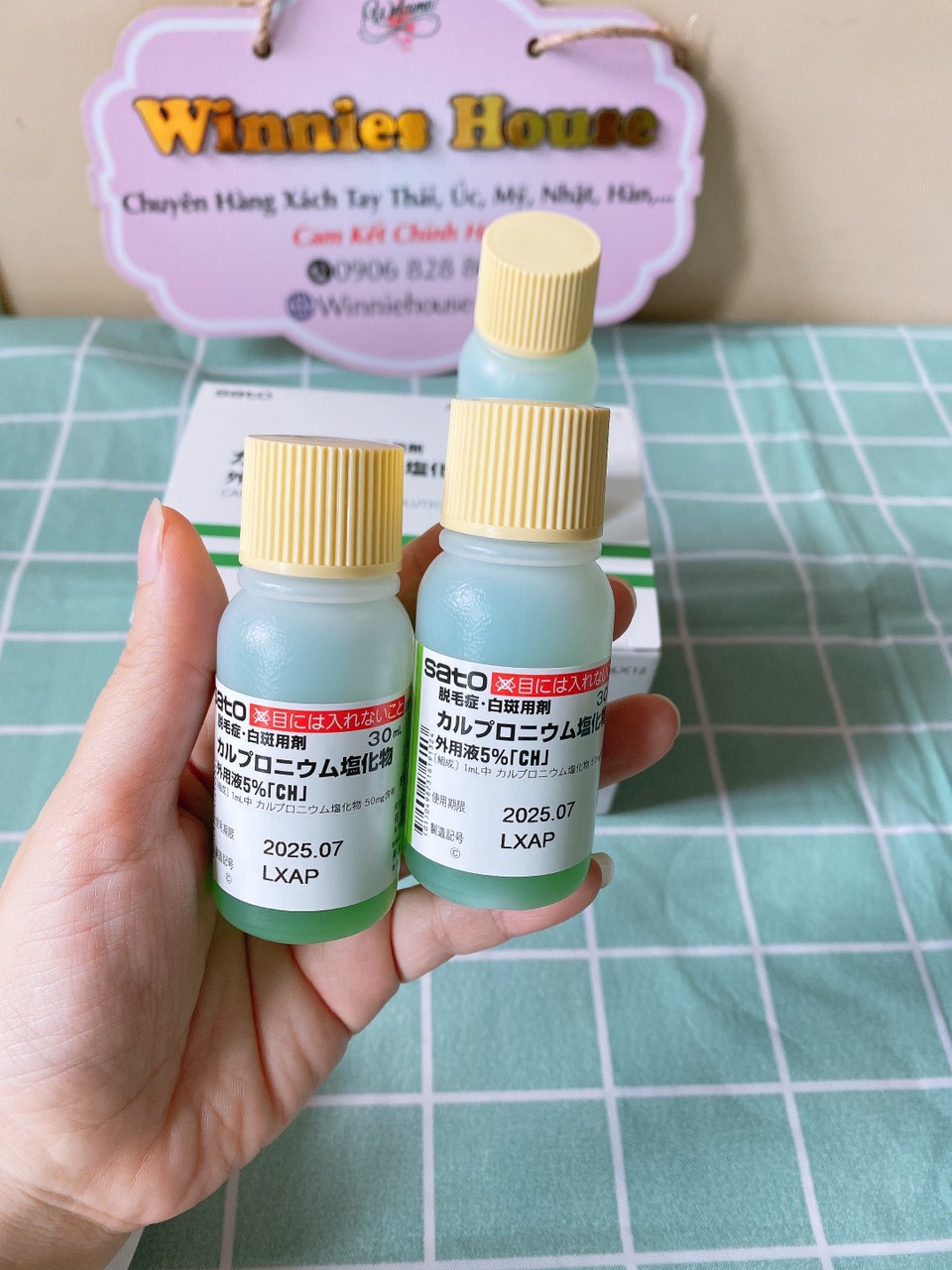 Tinh Chất Thảo Dược Kích Thích Mọc Tóc Sato Arovics Solutions 5%