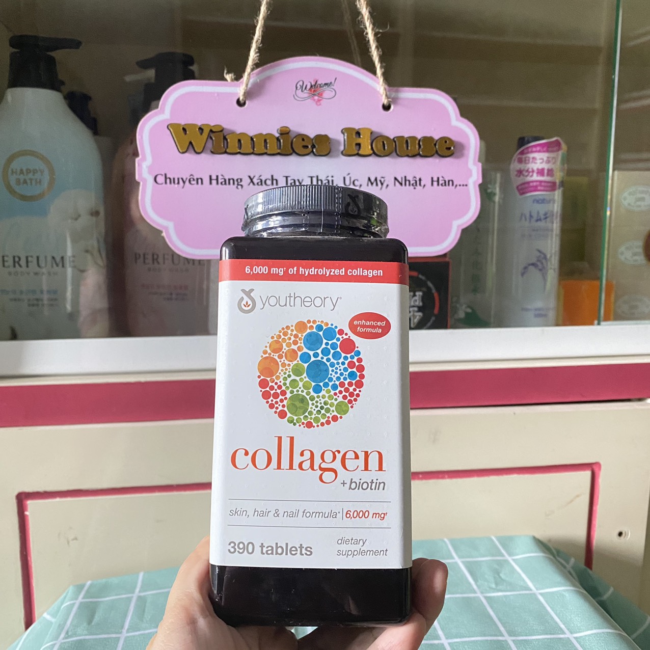 Viên Uống Chống Lão Hóa Da Collagen Youtheory Type 1-2-3 390 Viên