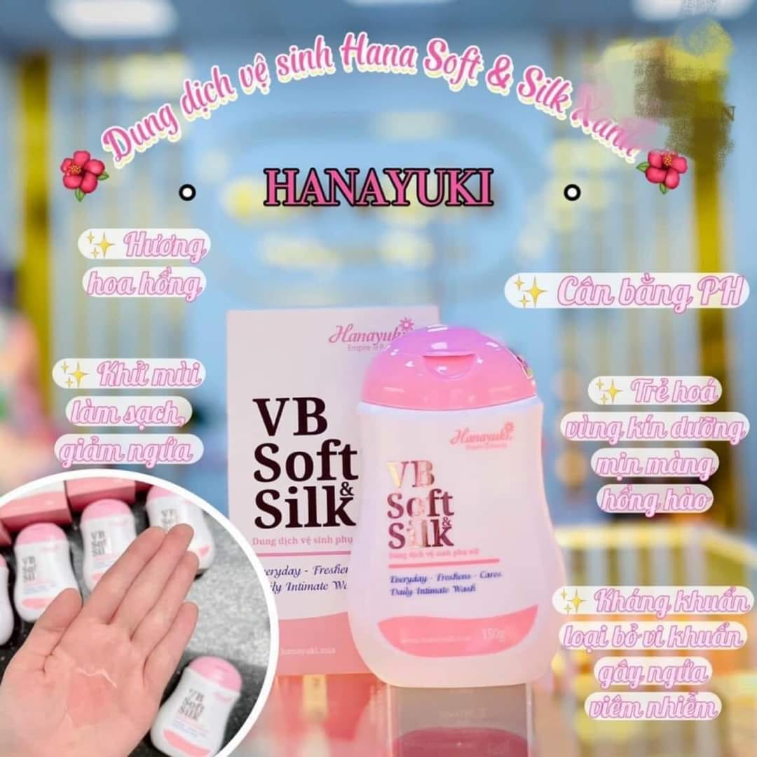 Dung Dịch Vệ Sinh Phụ Nữ Hanayuki Hana Soft Silk 150g