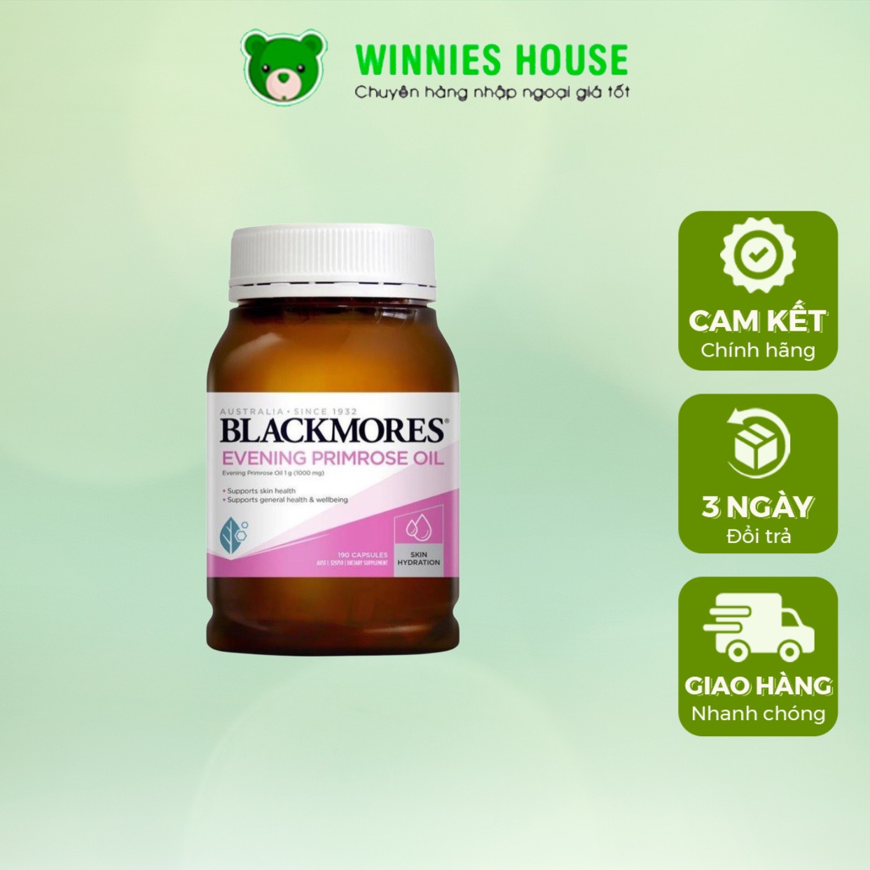 Tinh Dầu Hoa Anh Thảo - Blackmores Evening Primrose 190V
