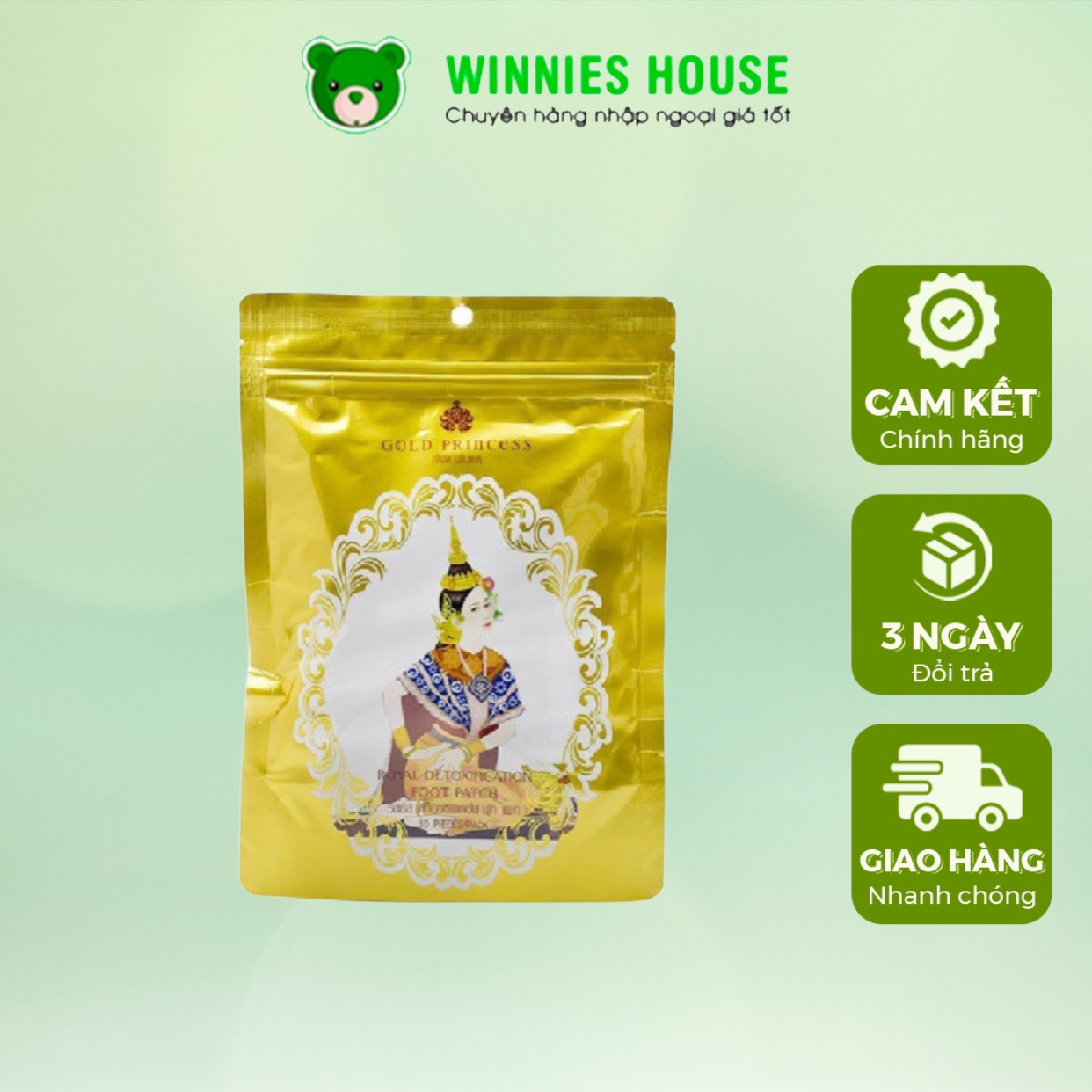 Dán Chân Thải Độc Thái Lan Gold Princess