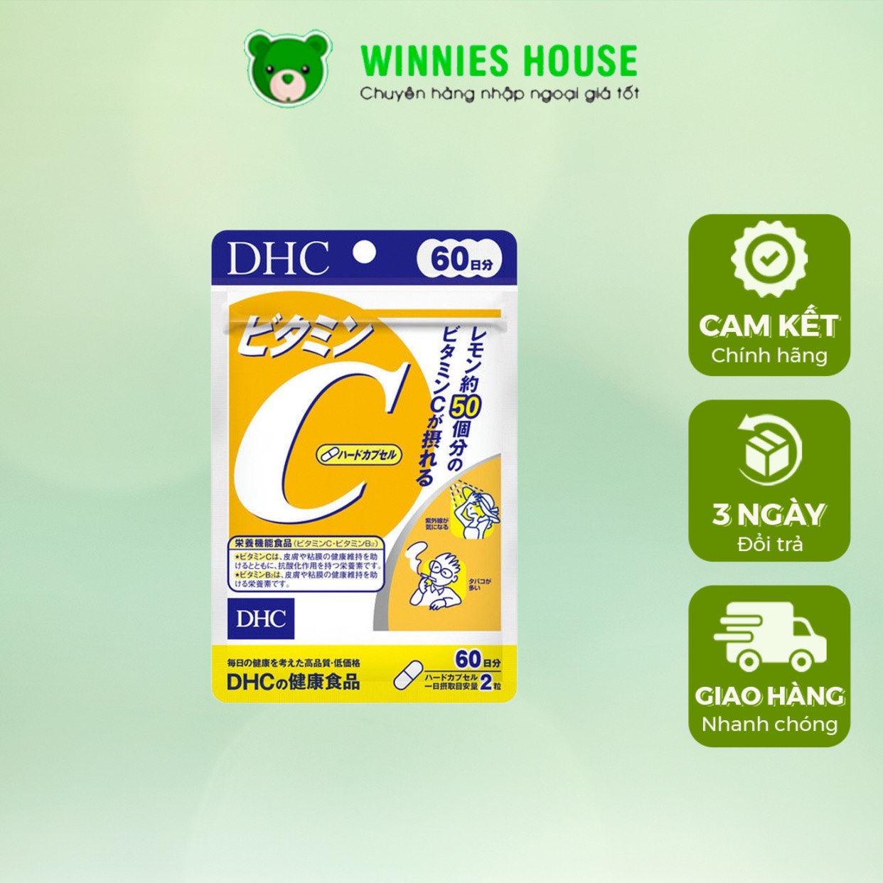 Viên DHC Vitamin C 60 Ngày