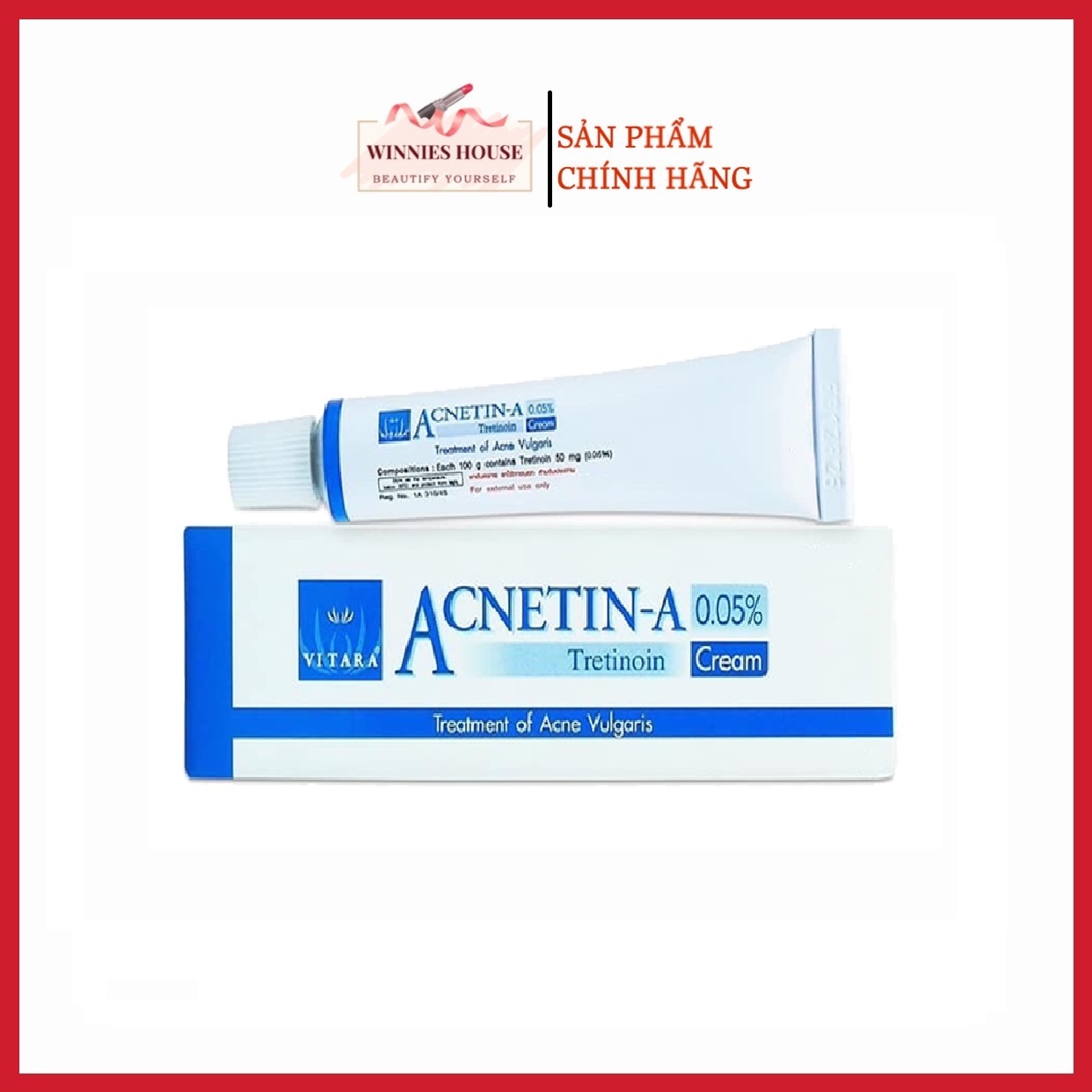 Kem Trị Mụn Acnetin-A 0.05% 10Gr