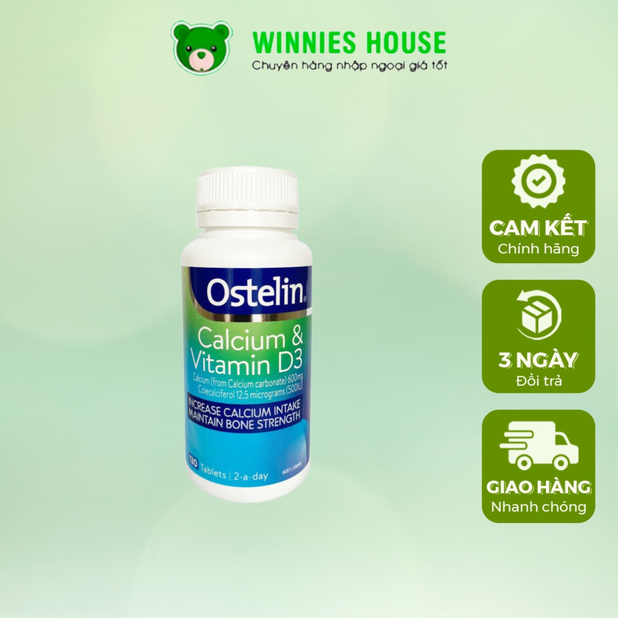 Viên Uống Ostelin Calcium & Vitamin D3