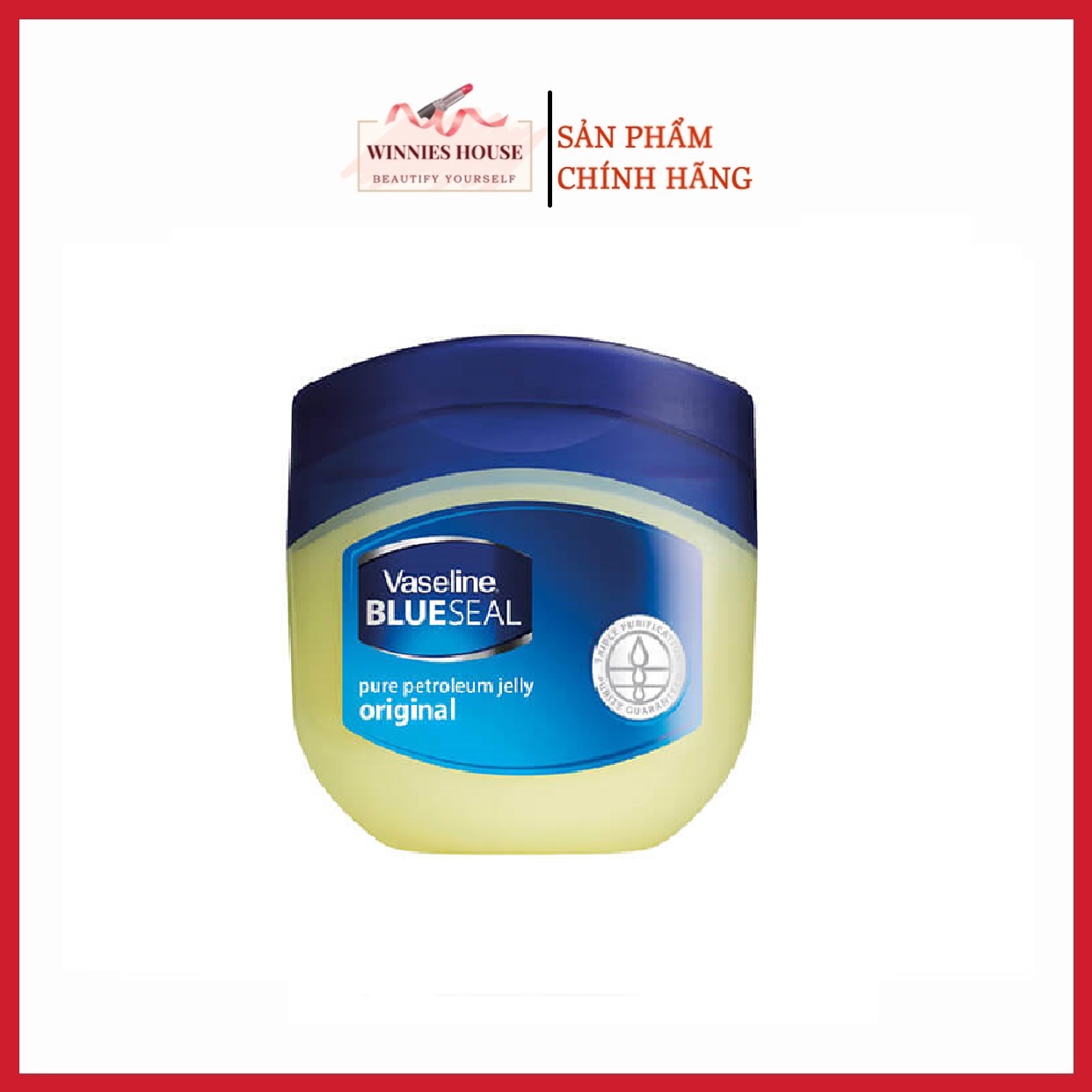 Sáp Dưỡng Ẩm Vaseline Blueseal Pure Petroleum Jelly Original