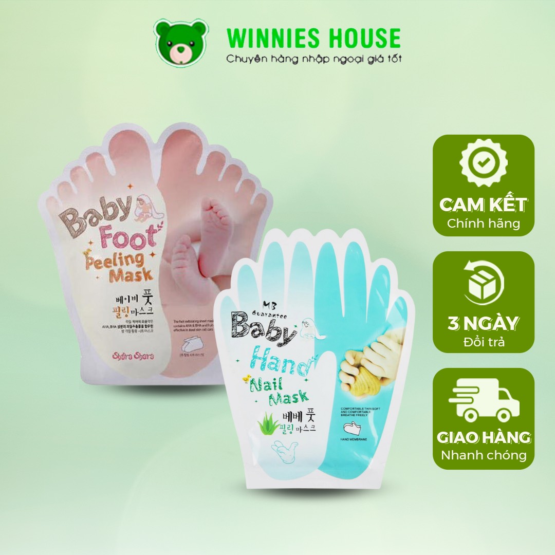 Mặt Nạ Ủ Tay/Chân MB Guarantee Baby Foot Peeling Mask