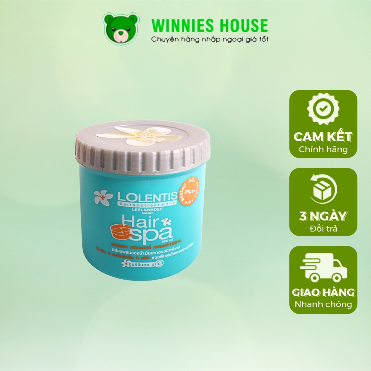 Kem Ủ Tóc Lotentis Hair Spa Thái Lan 500gr