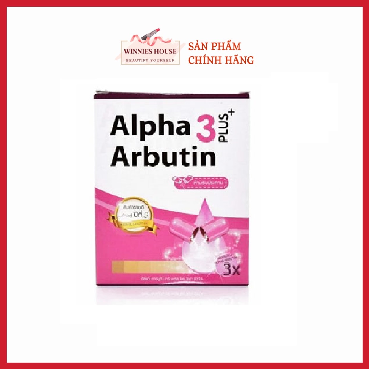 Viên bột Kích Trắng Alpha Arbutin 3 Plus đêm