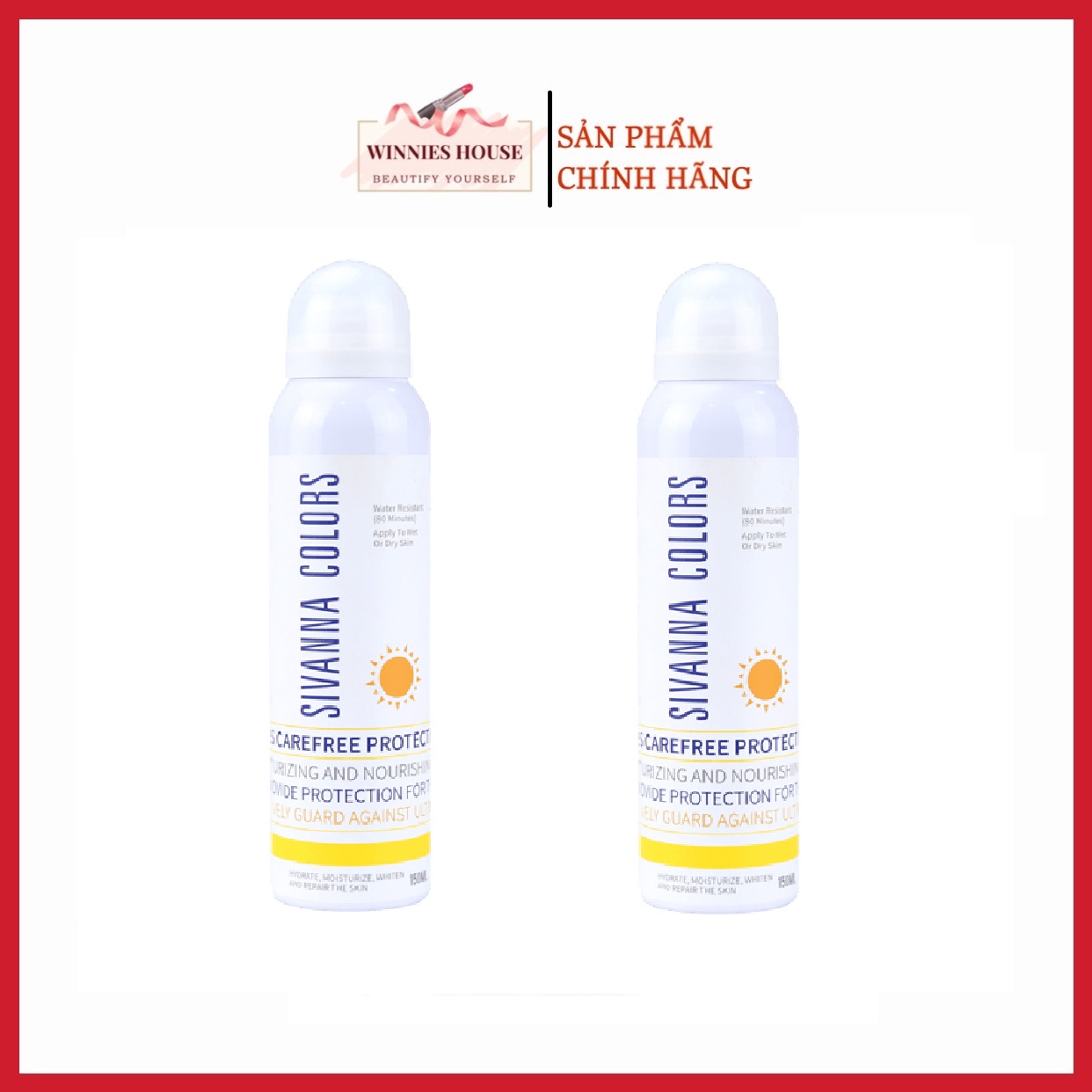 Xịt Chống Nắng Sivanna Colors Catus Carefree