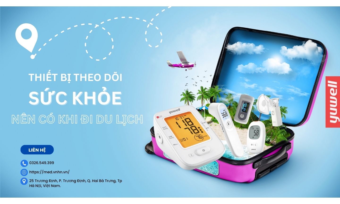 Thiết Bị Chăm Sóc Sức Khỏe Nên Mang Theo Khi Đi Du Lịch