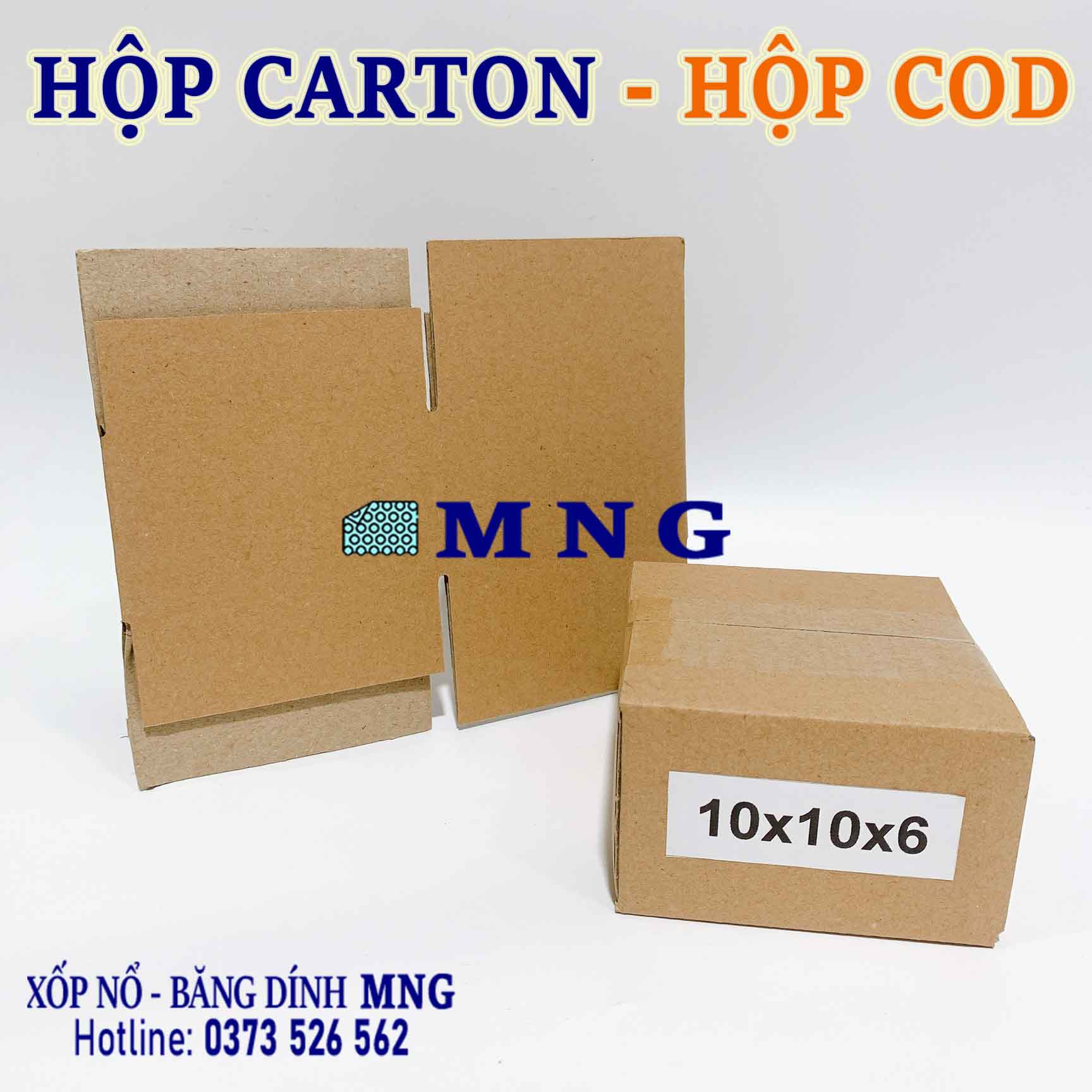 Hộp Carton size nhỏ XS (dưới 10cm)