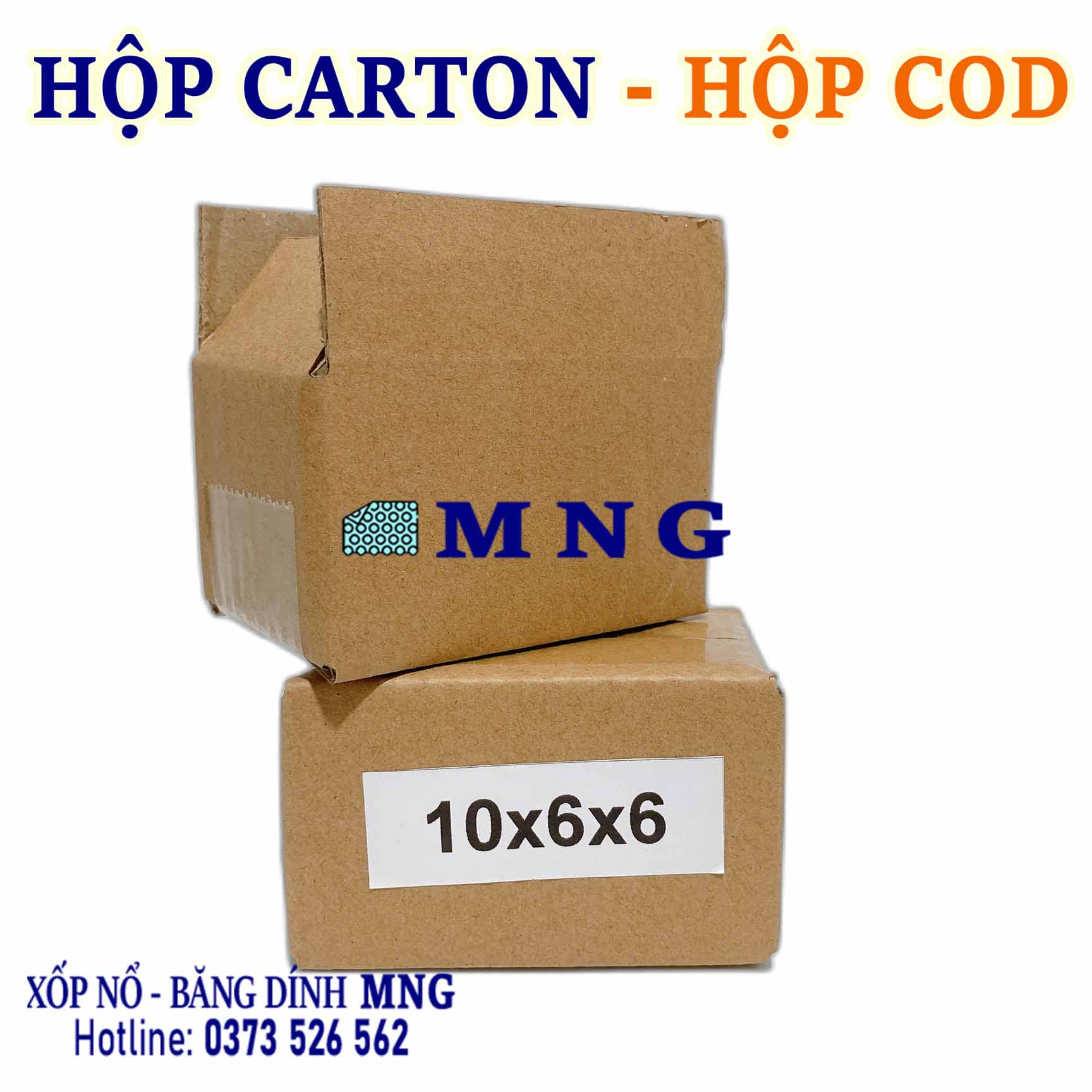 Hộp Carton size nhỏ XS (dưới 10cm)