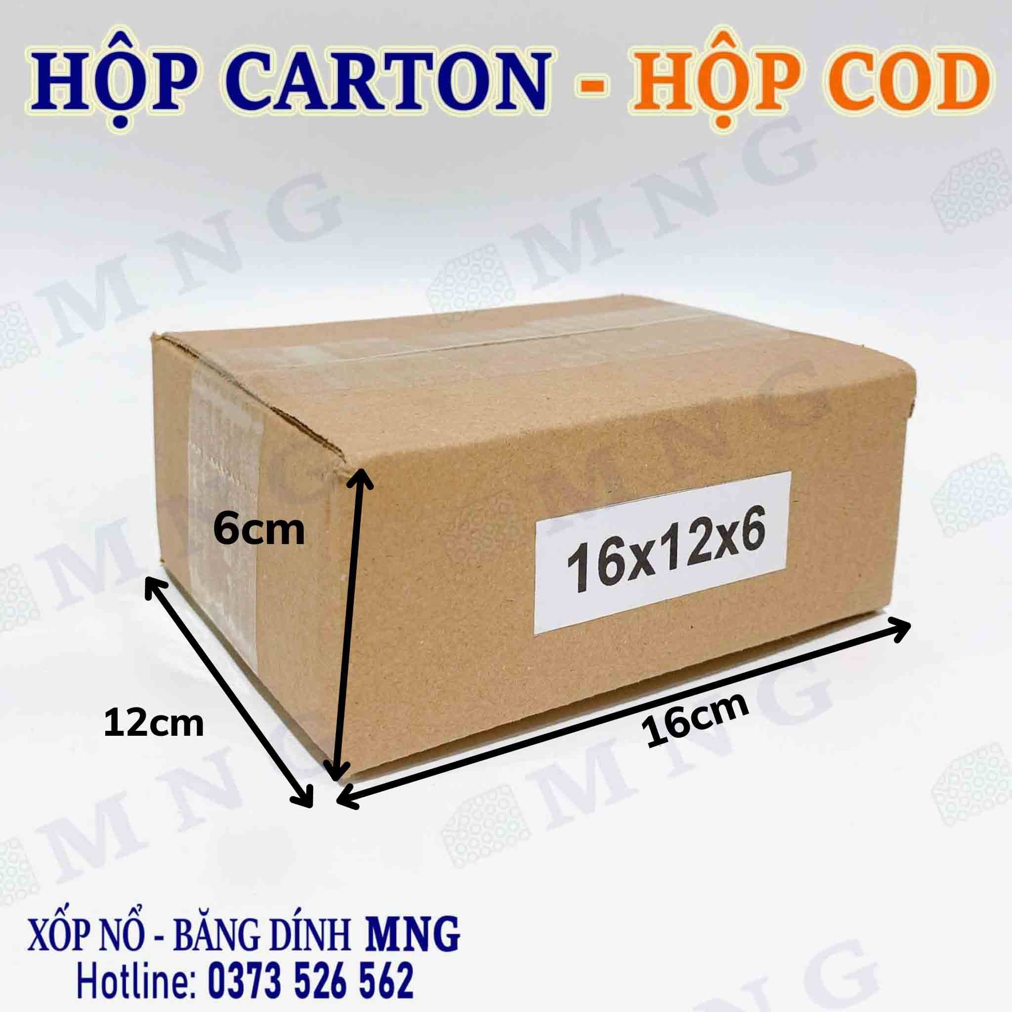 Hộp Carton size nhỏ S (10-20cm)