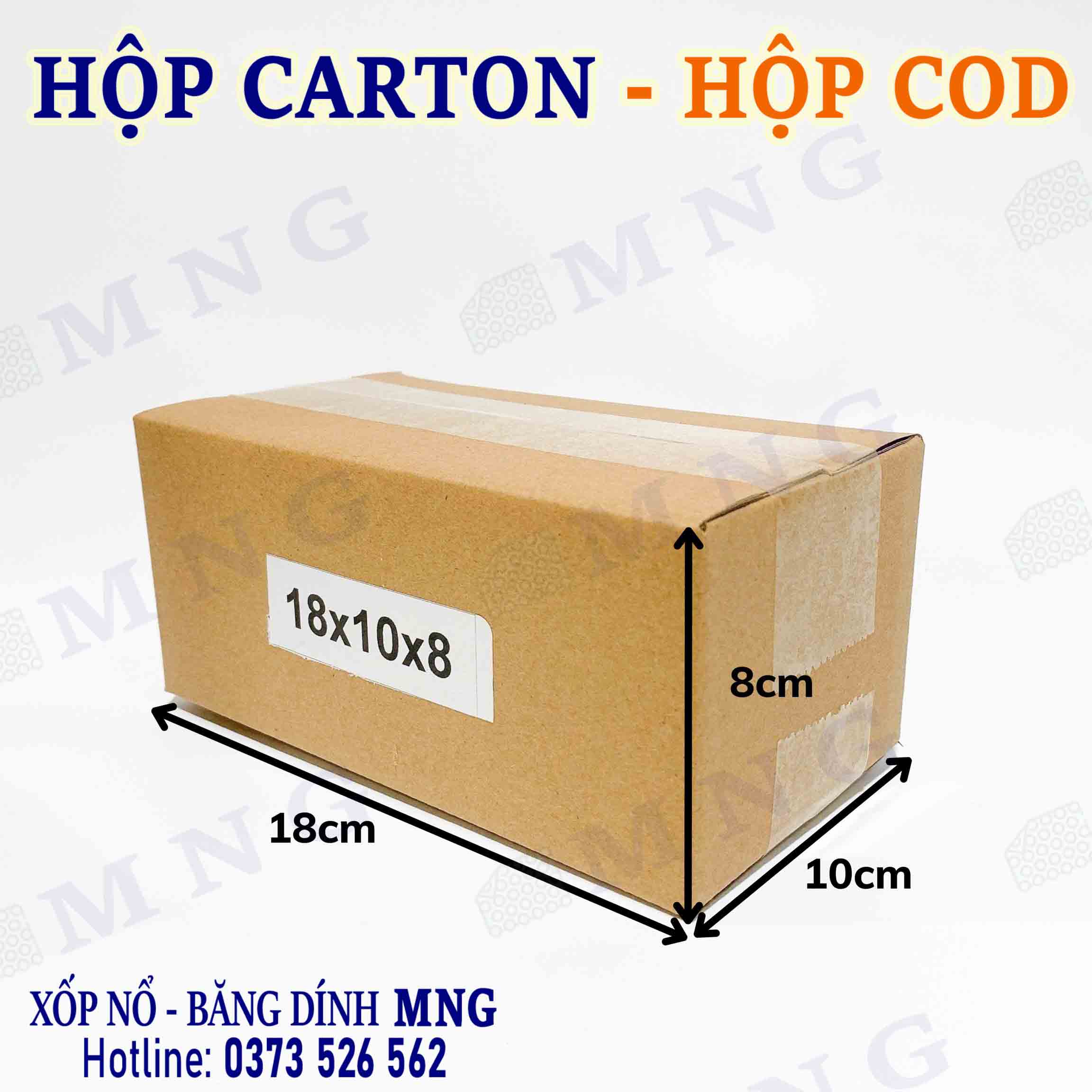 Hộp Carton size nhỏ S (10-20cm)