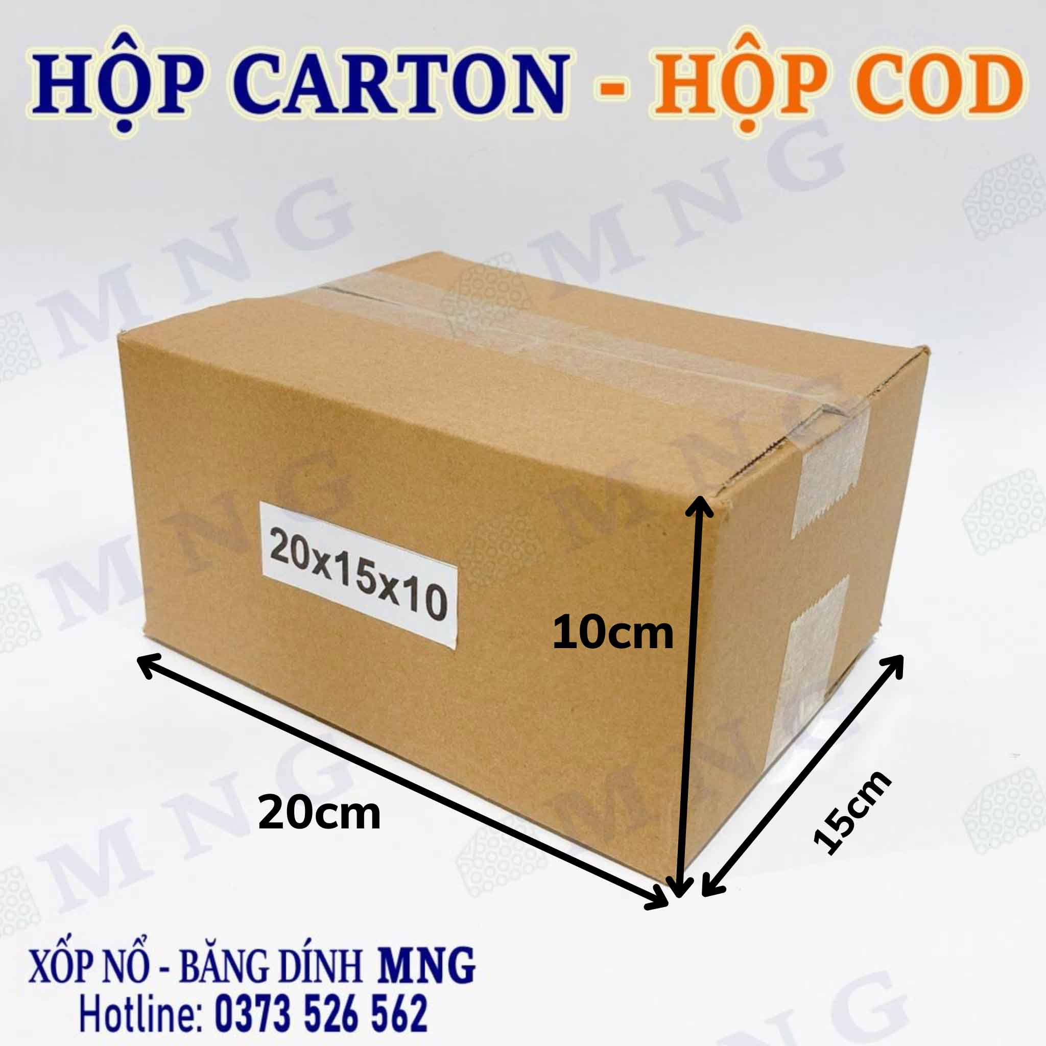 Hộp Carton size trung bình M (20-30cm)