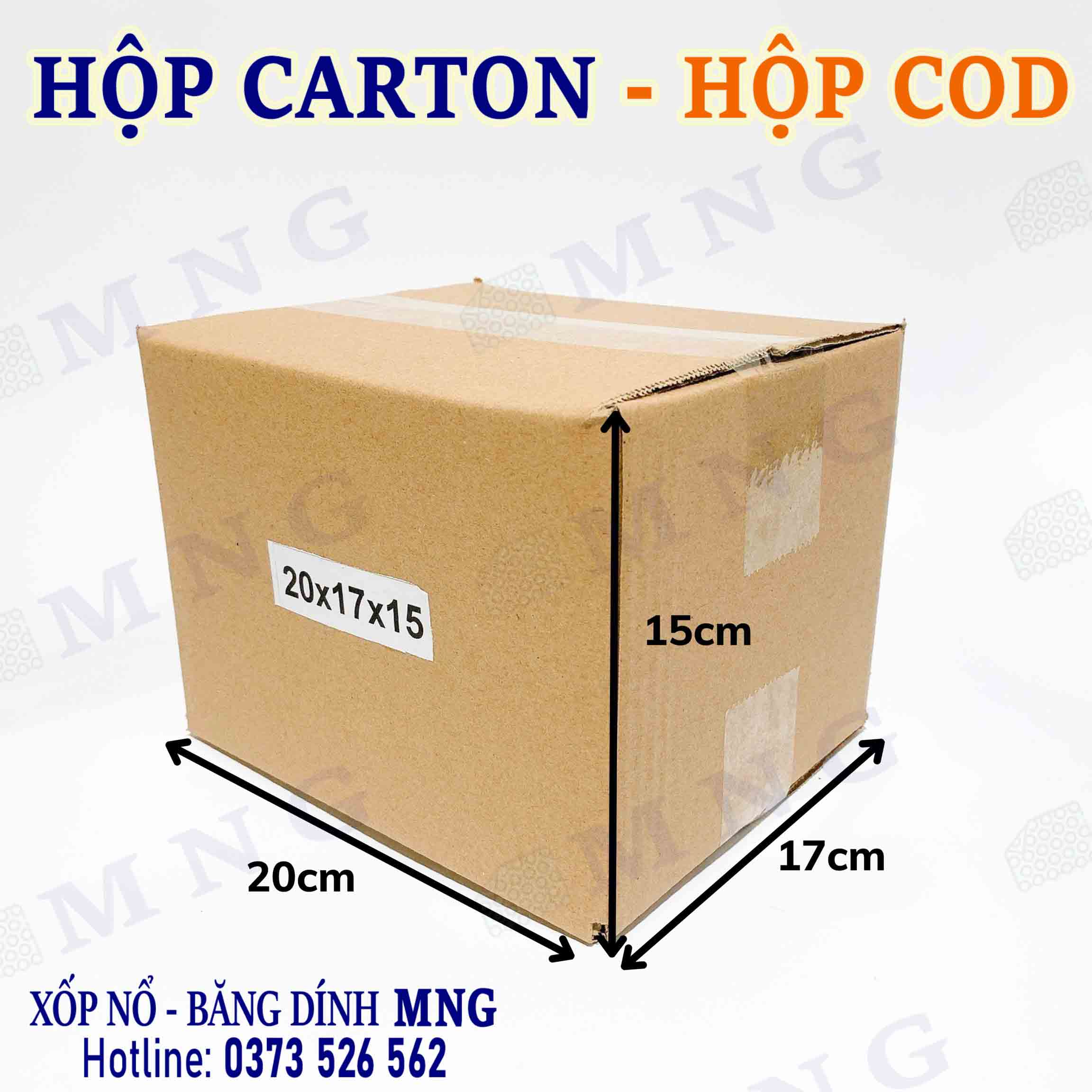 Hộp Carton size trung bình M (20-30cm)