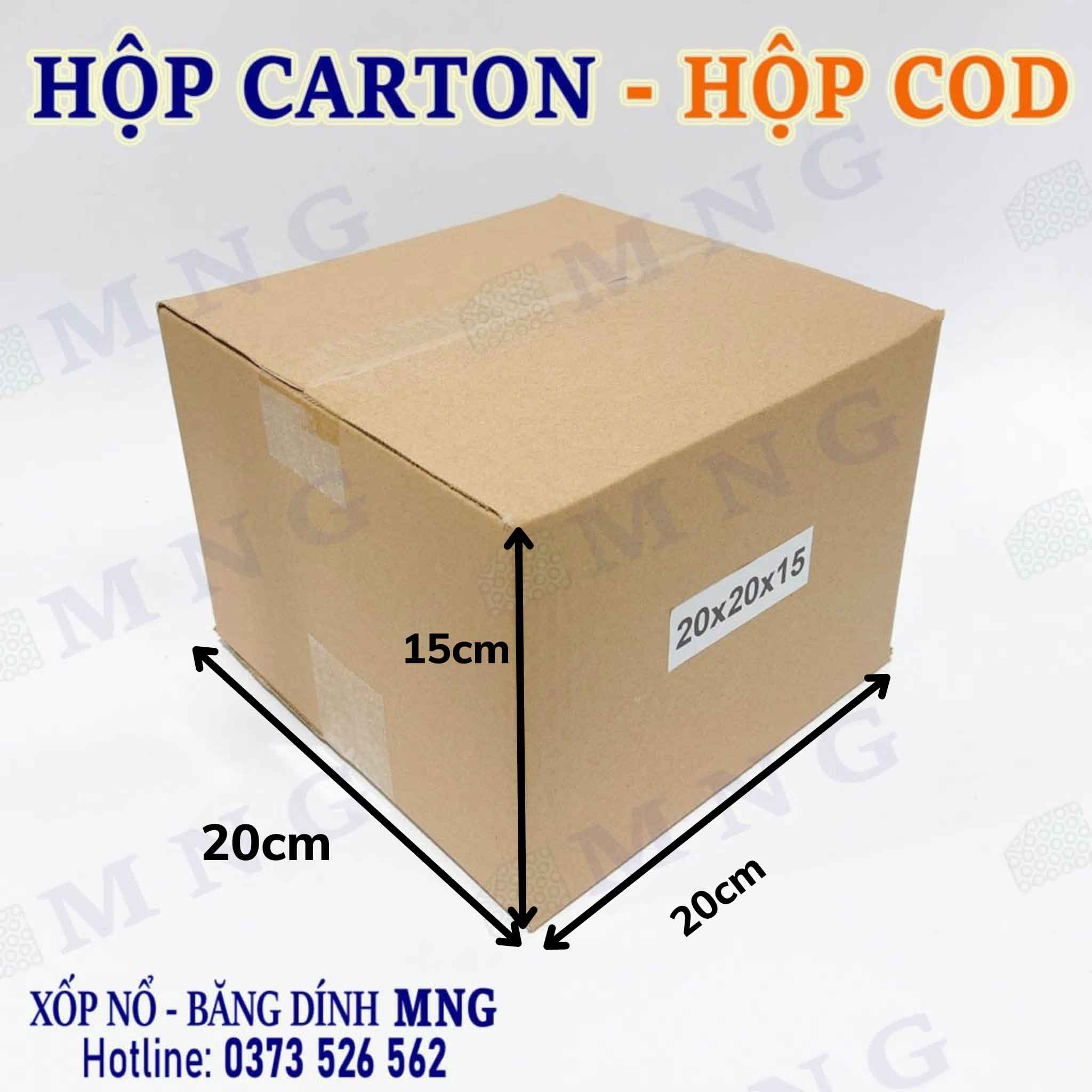 Hộp Carton size trung bình M (20-30cm)