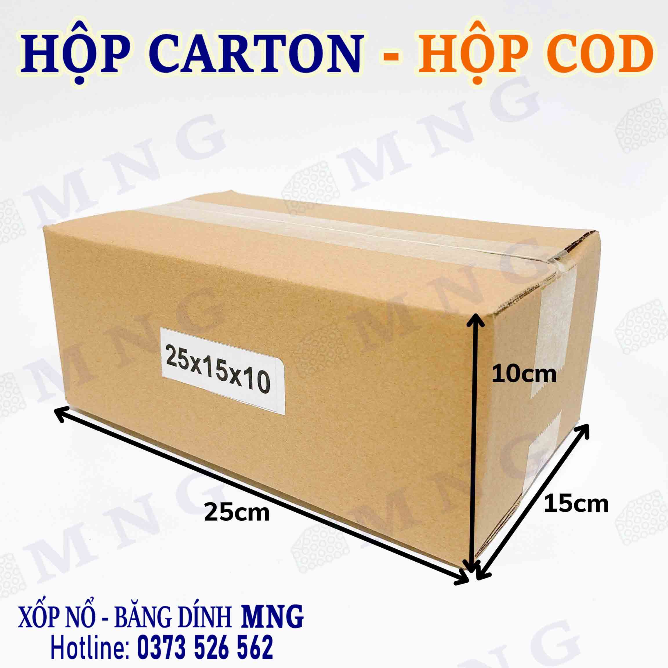 Hộp Carton size trung bình M (20-30cm)