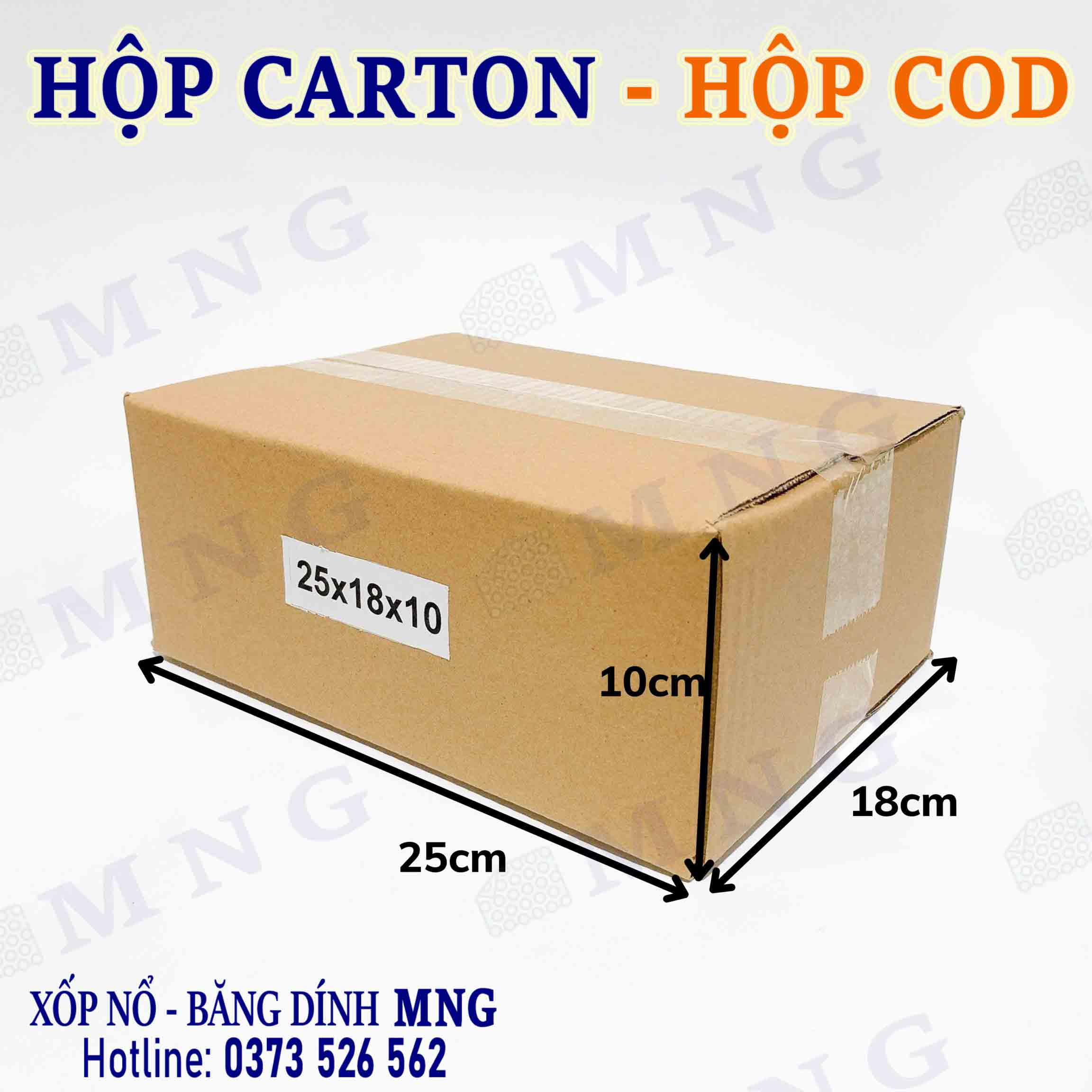 Hộp Carton size trung bình M (20-30cm)