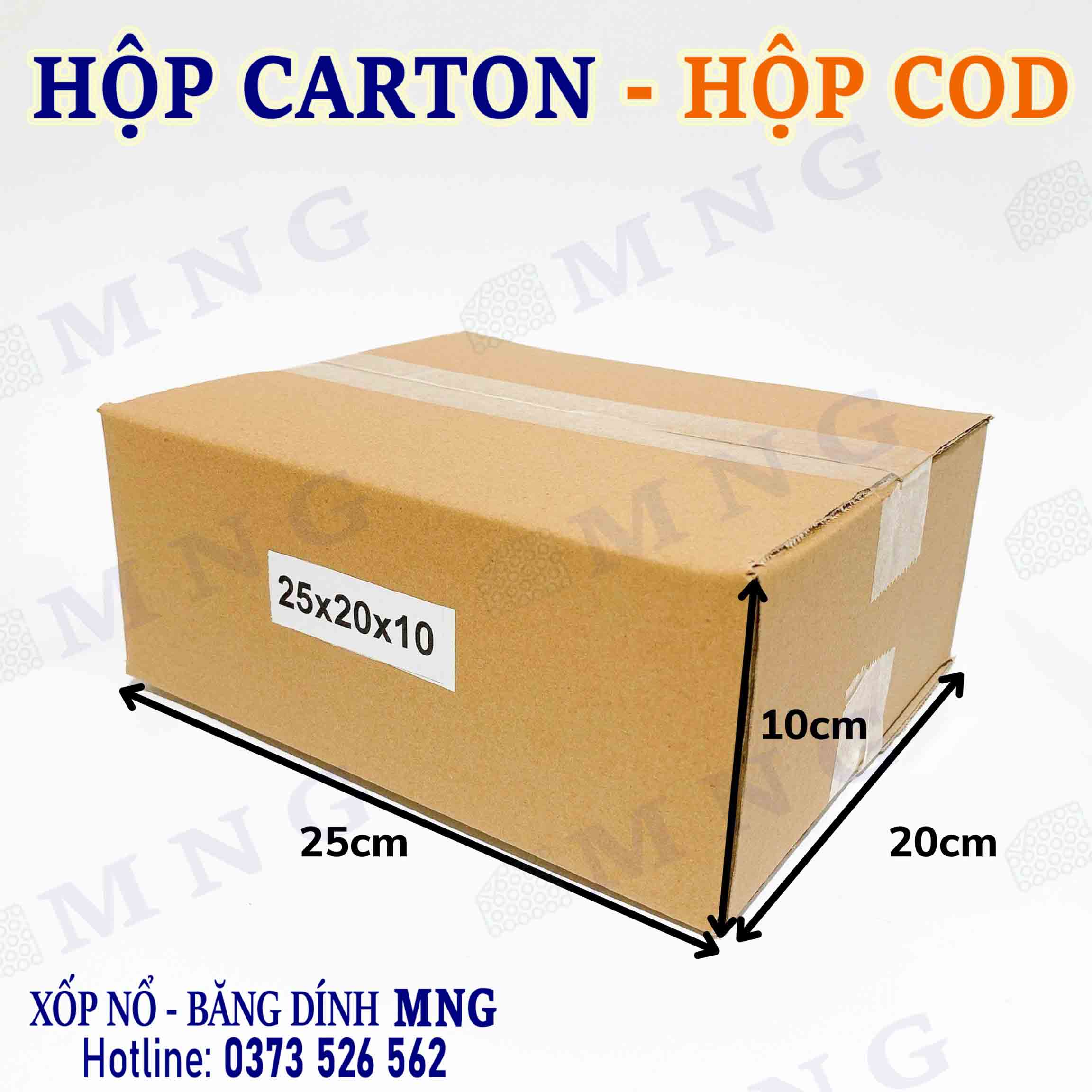 Hộp Carton size trung bình M (20-30cm)