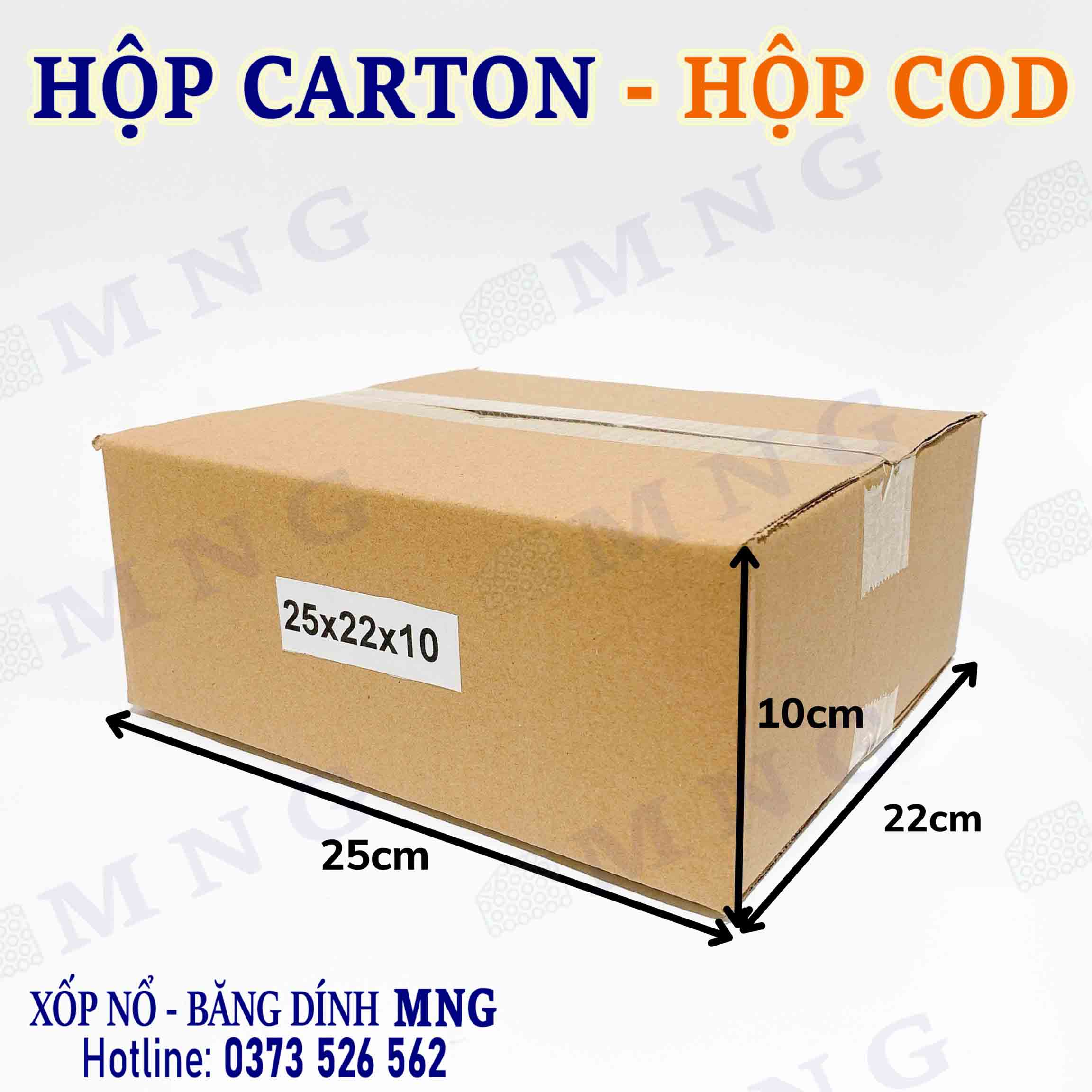 Hộp Carton size trung bình M (20-30cm)