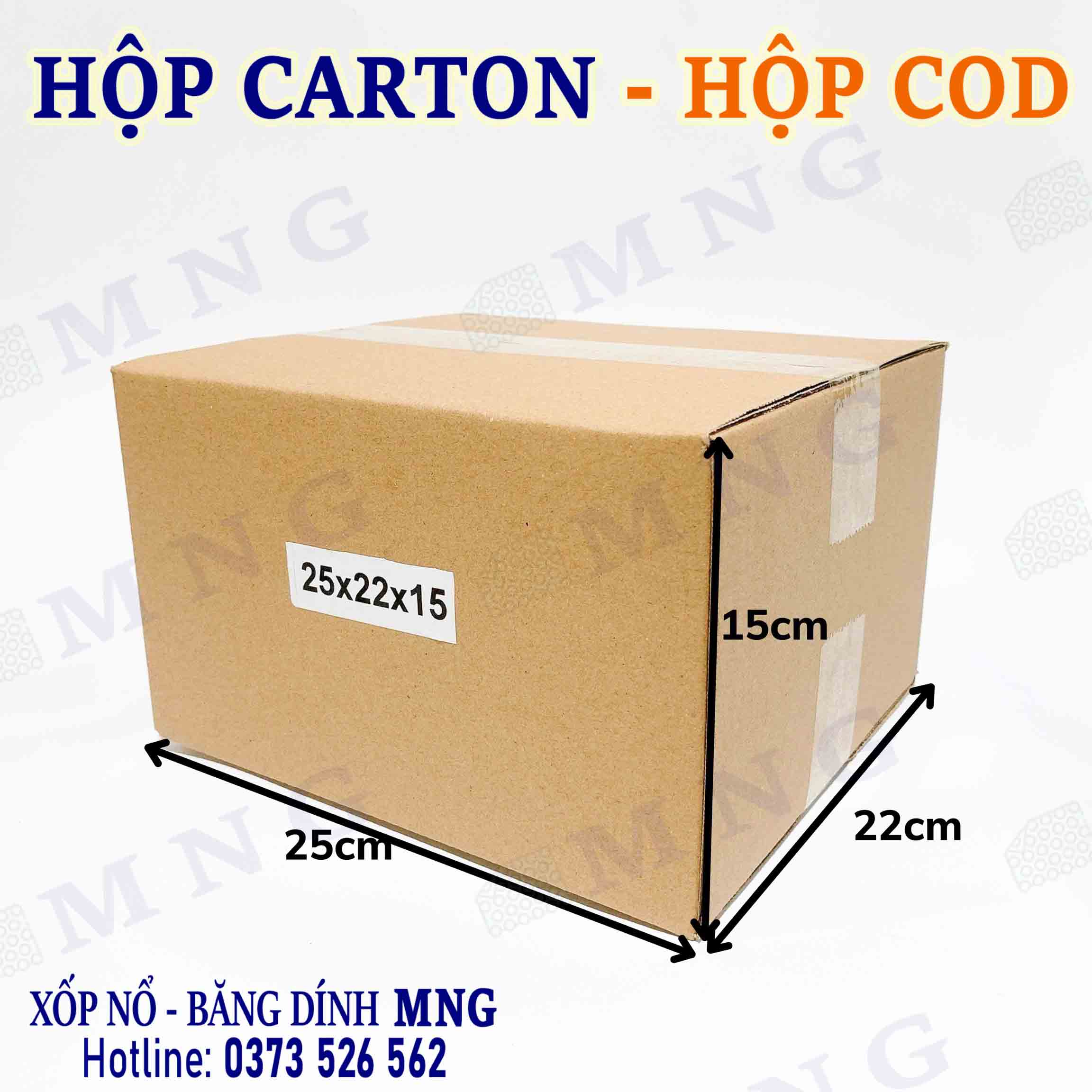 Hộp Carton size trung bình M (20-30cm)